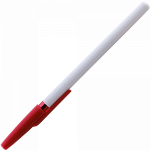 Ручка шарик.(WZ-2022 белый корпус)красн