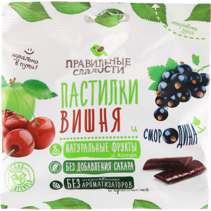 Пастилки"ПРАВ.СЛАДОСТИ"(виш/смор)70г