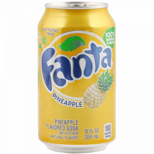 Напиток газ."FANTA" PINEAPPLE 0.355 л