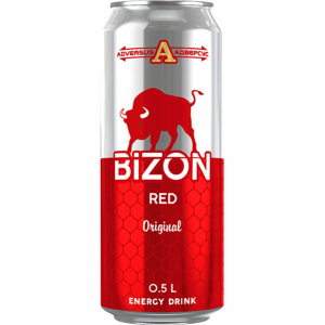 Напиток  энергет."BIZON RED"(ж/б)0.5л