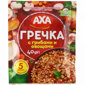 Каша гречневая"AXA"(грибы с овощами)40г