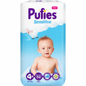 Подгузники "PUFIES" (Maxi+ 52