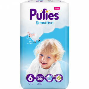 Подгузники"PUFIES"(Extra Large 66 13+кг)