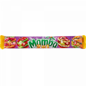 Жевательные конфеты "MAMBA" (2в1) 79.5г