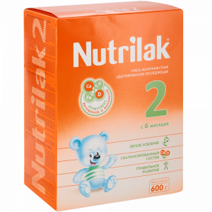 Смесь молочная "NUTRILAK 2" 600г