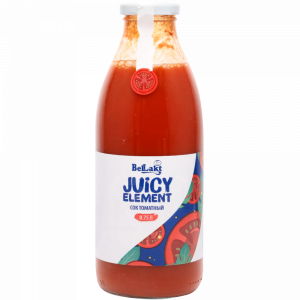 Сок"JUICY ELEMENT"(томатный с солью)0.75