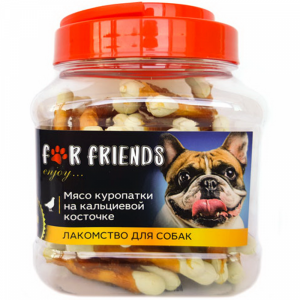 Лакомство"FOR FRIENDS"(мясо куроп.)500г