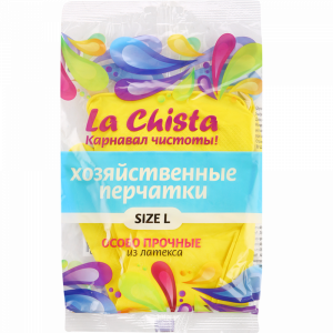 Перчатки "LA CHISTA" (резиновые