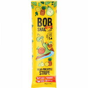 Фрукт.полоска"BOB SNAIL"(груш-ананас)14г
