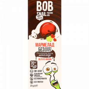 Мармелад"BOB SNAIL"(ябл-вишня в шок.)27г