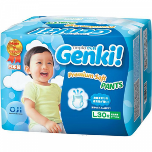 Подгузники-трусики"GENKI"(9-14кг