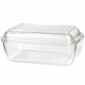 Масленка стеклянная(17x10x7см