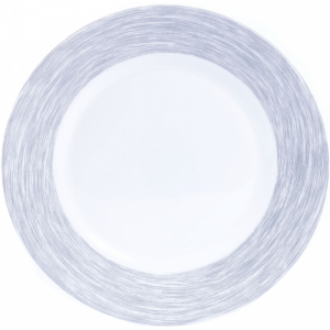 Тарелка мелкая"BRUSH GREY"(23.5см