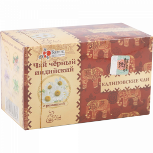 Чай черн."КАЛИНОВСКИЕ ЧАИ"(ромаш)20х1.8г