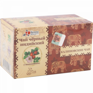 Чай черн."КАЛИНОВСКИЕ ЧАИ"(шипов)20х1.8г