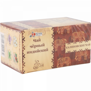 Чай черный "КАЛИНОВСКИЕ ЧАИ" 20х1.8г