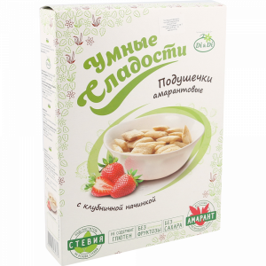 Подушечки"УМНЫЕ СЛАДОСТИ"(к.н.)220г 1/20