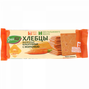 Хлебцы"GRAINFULL"(кукурузные с морк.)80г