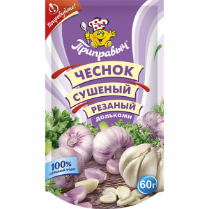 Чеснок суш. рез-й дольками (дой-пак)60г