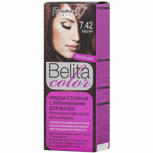 Краска"BELITA COLOR"(№ 7.42 Каштан к-т)