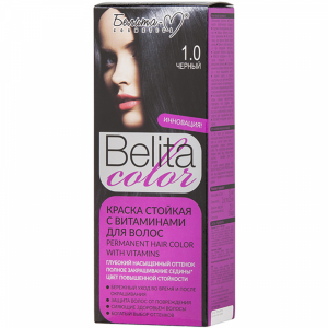 Краска"BELITA COLOR"(№1.0 Черныйк-т)