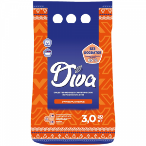 Порошок стиральный"DIVA"(универс.)3кг