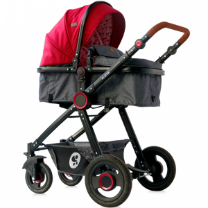 Детская коляска "ALEXA3В1"(RedBlackLigh)