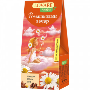 Чай трав. "LOVARE" (ромаш.вечер) 30г