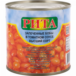 Запеченные бобы"RITA"(томат cоус)400г
