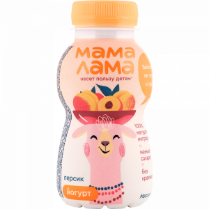 Йогурт"МАМА ЛАМА"персик