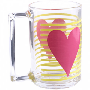 Кружка"MON COEUR ROSE-NOIR"(N5029)