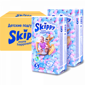 Подгузники дет "SKIPPY"(р.5