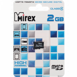 Карта памяти"MIREX"(13612-MCROSD02)