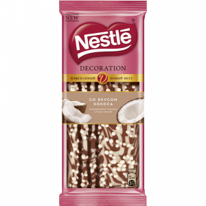 Шоколад "NESTLE" (со вкусом кокоса) 80 г