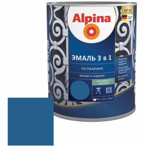 Эмаль "ALPINA" (RAL5010)0.75л