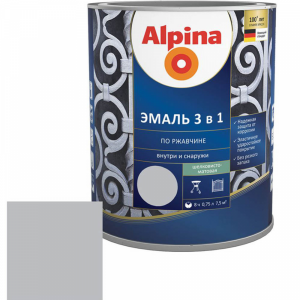 Эмаль "ALPINA" (RAL7040)2.5л