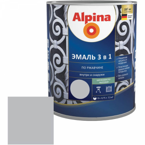 Эмаль "ALPINA" (RAL7040)0.75л