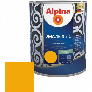 Эмаль "ALPINA" (RAL1021)2.5л