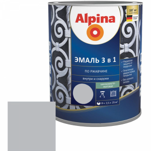 Эмаль "ALPINA"(RAL7040)0.75л